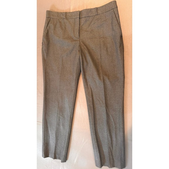 Prada Pants - Prada Milano Women's Grey Wool Blend Tailored Cropped Dress Pants IT 46 US 10